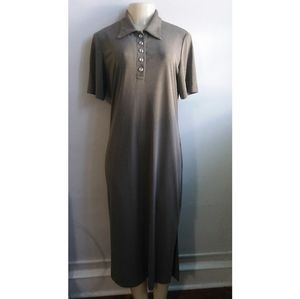 Gray Virgo II Maxi T-Shirt Dress - Size 10